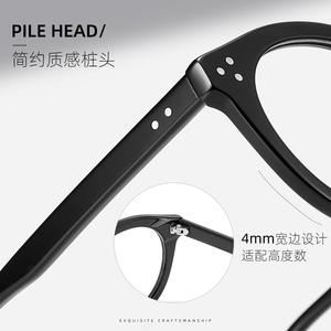 Nouvelles montures de lunettes rondes en acétate, monture complète, unisexe, confortables, origine Danyang 88015 - Product Image 5