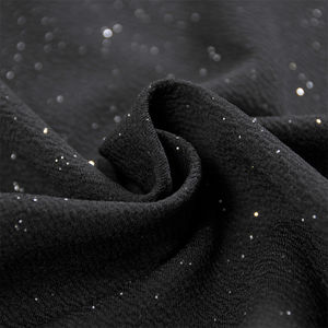 Tela de Punto Elástica de Poliéster Estampada al por Mayor, Crepé Brillante Plateado <span class=keywords><strong>Liverpool</strong></span> Bullet para Ropa - Product Image 2