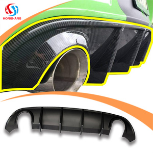 Ailerons arrière en PP, lèvres de pare-chocs arrière, diffuseurs arrière de la marque Honghang pour <span class=keywords><strong>Dodge</strong></span> Charger <span class=keywords><strong>SRT</strong></span> 2015-<span class=keywords><strong>2022</strong></span> - Product Image 1