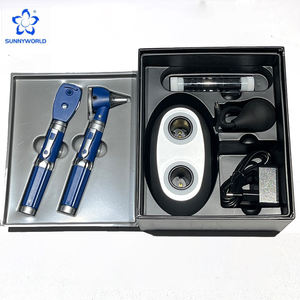 Set otoskop diagnostik medis & oftaloskop dengan perbesaran 2.5x sumber daya listrik untuk penggunaan Rumah Sakit - Product Image 2