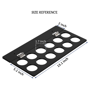 Organizador de Cápsulas de Café Acrílico para Debajo del Estante, Soporte para 12 Cápsulas K-Cup, Estante para Gabinete de Cocina - Product Image 2