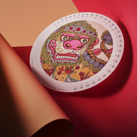 Meilleure Vente : Boîte de Rangement Carrée en Carton pour Calendrier d'Exposition de la Collection Histoire des Musées Nationaux, Conçue avec Précision