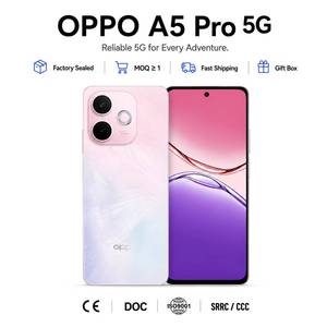 OPPO A5 Pro 5G รุ่น Global ของแท้ มือถือ Dimensity 6300 โทรศัพท์ที่ทนทานมาตรฐาน IP69 แบตเตอรี่ 5800mAh รองรับ 45W NFC - Product Image 1