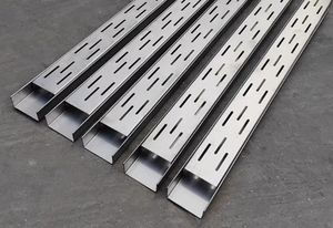 Canalón <span class=keywords><strong>de</strong></span> Drenaje en Forma <span class=keywords><strong>de</strong></span> U <span class=keywords><strong>de</strong></span> Acero Inoxidable 304 con Rejilla <span class=keywords><strong>de</strong></span> Cobertura, Superficie Pulida, Diseño Moderno <span class=keywords><strong>para</strong></span> Balcón o Terraza - Product Image 3