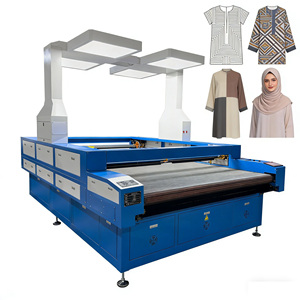 Machine de découpe laser CO2 à vision panoramique automatique haute précision, double tête, multi-tension (220V/380V) pour textiles et vêtements - Product Image 6