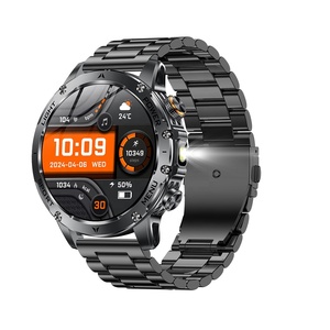 AK87 Steel Strap <b>Smart</b> Watch for Men 2025 1.7" Big Screen Fitness Tracker with BT Call Flashlight IP68 Outdoor Sports Watch - Product Image 1