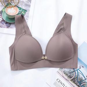 Sujetador de lactancia sin costuras directo del fabricante para mujer, suave, transpirable, hebilla frontal fina, cómodo, lactancia sin embarazo - Product Image 6