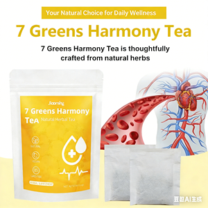 OEM ODM Ready to Ship 7 Greens Harmony <b>Tea</b> Bags Natural Hawthorn Burdock Blend Vegan GMO Free for Overall Wellness - Product Image 5