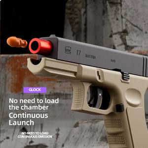 Simulazione Laser fuoco rapido proiettile morbido all'aperto gioco realistico guscio di espulsione pistole giocattolo per adulti ragazzi giocattolo elettronico - Product Image 2