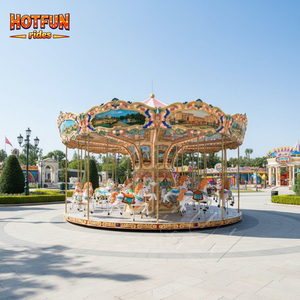 Manège de carnaval d'été : Carrousel mécanique à 25 places avec chevaux - Product Image 5