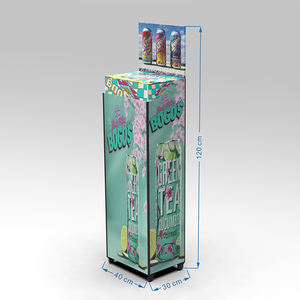 Bebidas Cerveza Comida Exhibición de elevación automática Proveedor <span class=keywords><strong>vertical</strong></span> Soporte de exhibición Estante de metal Estante de botella controlado por resorte - Product Image 2