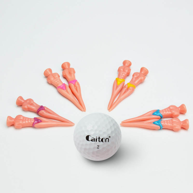 6 шт./лот пластиковые новые прикольные голыми обнаженными леди футболки для гольфа тренировочные футболки для гольфа оптом 80 мм