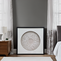 Fabricant d'art mural en boîte à ombre, conception personnalisée, décoration d'intérieur encadrée 3D, vente en gros, service OEM, ODM et marque privée