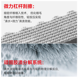 Éponge japonaise rectangulaire double face pour le nettoyage des surfaces irrégulières dans la salle de bain - Product Image 4