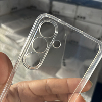 Coque de téléphone transparente en TPU souple de 2,0 mm d'épaisseur pour Samsung S24, coque arrière pour Galaxy S24 Ultra S24 Plus