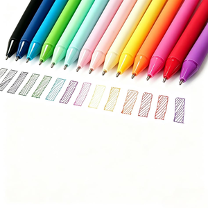 Bolígrafos de Plástico al por Mayor, Económicos, Multicolores, con Recubrimiento de Goma, con Logotipo Personalizado Impreso OEM para Papelería - Product Image 4