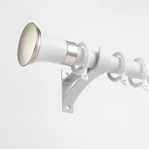 Ensemble de <span class=keywords><strong>tringles</strong></span> à <span class=keywords><strong>rideaux</strong></span> en alliage d'aluminium <span class=keywords><strong>double</strong></span> couche, style romain - Product Image 1