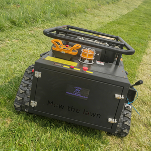 <span class=keywords><strong>Tondeuse</strong></span> à gazon télécommandée multifonctionnelle à chenilles, alimentée au diesel, 80cm 100cm 120cm, broyeur forestier, débroussailleuse à fléaux, vente chaude - Product Image 4