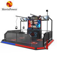 Jeu de simulateur de VR 4 joueurs machine d'arcade arène de tir VR simulateur de tir d'arcade de chasse virtuelle avec pistolet VR pour centre commercial