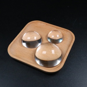 Perle di Vetro Sfaccettate All'Ingrosso da <span class=keywords><strong>8</strong></span> <span class=keywords><strong>mm</strong></span> a 100 <span class=keywords><strong>mm</strong></span>, Cabochon in Vetro Trasparente Bianco Rotondo - Product Image 3
