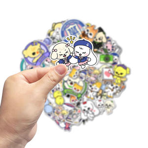 100 unids/set KPOP IVE MINIVE pegatinas POP-UP Wonyoung Leeseo Liz Yujin lindo equipaje de dibujos animados taza de teléfono lácteos DIY calcomanías Fans regalos - Product Image 3