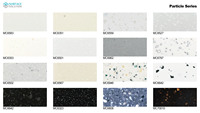 Chine Usine Moderne NSF Certifié Grande Dalle Artificielle Himacs Staron Pur Acrylique Modifié Surface Solide Écologique 5 Ans