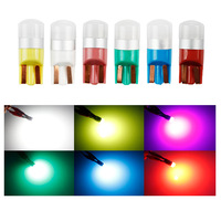 Lámpara LED para Auto W5W T10, Popular, 0.7W, 1SMD, Chip 3030, 10-32V DC/AC, 0.05A, 80LM Reales, Luz Interior LED para Autos