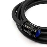 Cable de Alimentación Industrial Socapex de 19 Pines, Conductor de Cobre de 1.5mm 2.5mm, IP67 Impermeable, Cable de Extensión de 20m