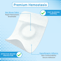 BLUENJOY Meilleur pansement hémostatique médical, compresses hémostatiques, tampons hémostatiques