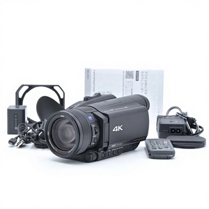 Caméscope professionnel HFT <span class=keywords><strong>Handycam</strong></span> FDR-AX700 <span class=keywords><strong>4K</strong></span>, caméra d'action numérique, caméra sportive, capteur CMOS plein format, zoom optique 12x, grand angle 166° - Product Image 1