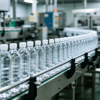Projet économique d'usine d'eau pure 4000 BPH, machine de remplissage d'eau en bouteille entièrement automatique à petite échelle