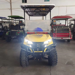 รถกอล์ฟไฟฟ้าแบบออฟโรด 4 ที่นั่ง แบตเตอรี่ลิเธียม โครงเหล็ก พร้อมใบรับรอง CE/DOT ความเร็ว 30-50 กม./ชม. และระยะทางวิ่ง 90 กม. - Product Image 1