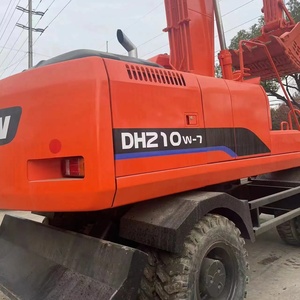 Ready to <b>Ship</b> Original Japan Used <b>Wheel</b> Excavators Doosan DH210W-7 Excavator Wheeled Secondhand Machine Construction for Sale - Product Image 5