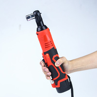 Clé électrique à cliquet à angle 18V, charge rapide à 90 degrés, batterie au lithium, tournevis électrique pour le bricolage à la maison