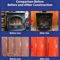 Peinture liquide silicone Yuhong 400C résistante aux hautes températures, anti-corrosion pour tuyaux métalliques et cheminées