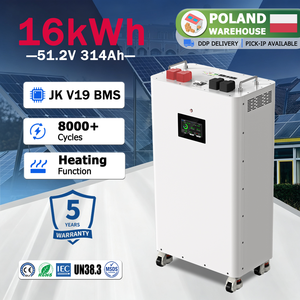 Stock Local UE – Batteries de Stockage d'Énergie Solaire Domestique Plug-and-Play 48V 51.2V 314Ah 16kWh LiFePO4 avec BMS JK V19 - Product Image 1