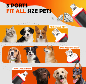 US Europe <strong>Best</strong> Seller 800mAh 7-Speed Dog Nail Trimmer Medium Small <strong>Cat</strong> Pet Low Noise Rechargeable <strong>Claw</strong> Grinder 360&deg; LED Light - Product Image 4
