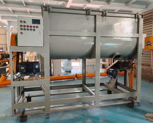 Mortero seco Reparación de paredes Masilla Capa desnatada Arena Cemento Aves de Corral Estiércol Fertilizante Máquina mezcladora Válvula Bolsa de bolsillo Saco Máquina de embalaje - Product Image 6