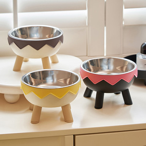 Comedero para Mascotas con Patas Altas para Protección del Cuello, Tazón para Perros, Comedero para Comida de Perros, Lavabo Antideslizante y Anticolisión, Suministros para Mascotas - Product Image 6