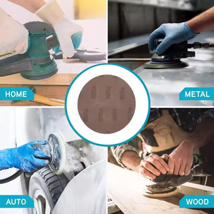 50pcs 5 इंच 80 100 120 150 320 गरीट गरेश सैंडिंग डिस्क हुक और लूप जाल सैंडपेपर - Product Image 6