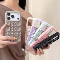 Support de fixation double face en silicone à ventouse pour iPhone 17 16 15 Pro Max – Adhérence puissante, idéal pour miroir, douche, salle de sport – Protection antichoc