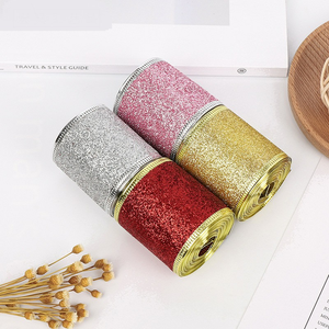 Pita Satin Hiasan Gantung Natal Warna Pink Solid Lebar 3.8cm, Pita Dekorasi Pohon Natal, Pita Meriah untuk Pajangan Jendela Rumah dan Pesta - Product Image 3