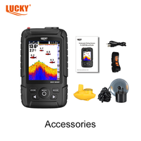 LUCKY FF718LIC-WT Détecteur de poissons mobile Détecteur de poissons pour téléphone Sondeur de poissons Multifaisceau