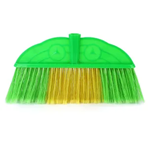 Wholesale Customized Design Colorful Plastic Soft Floor Cleaning Broom Heads Organizer Brush Sweeping Broom