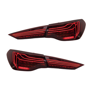Nouvel ensemble de feux arrière pour BMW Série 4 G22 (20-23) M4 Restauration CSL, avec fonction de conduite et lentille rouge LED 12V, position arrière HLDZ-TL-BM-4series-00 - Product Image 2