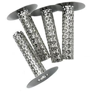 Tubo de filtro de punzonado Colador de acero inoxidable Pantalla de filtro Tubo de filtro de malla de alambre tejido redondo Colador de drenaje de piso perforado - Product Image 1