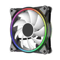 2025 nouveau Design grand ventilateur 120mm ARGB PC boîtier OEM refroidissement pour ordinateur jeu CPU refroidisseur coloré Air ARGB ventilateur