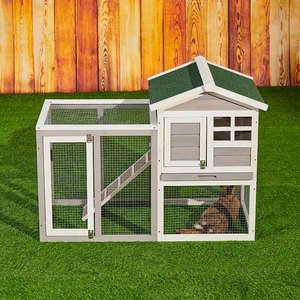 2024 nuovo da esterno in legno pollaio coniglio Hutch casa coniglietto gabbie di porcellini d'India per la vendita - Product Image 2