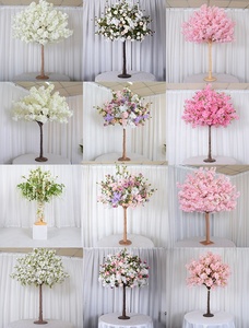 GSCT002 Albero Decorativo Artificiale in Vendita, Centrotavola con Fiori di Glicine Pendenti - Product Image 4