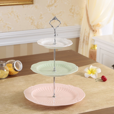 Three layer cake rack